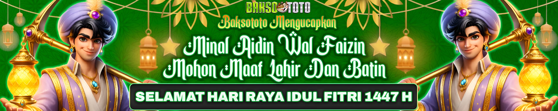 Baksototo - Mengucapkan Selamat Hari Raya Idul Fitri 1447 H